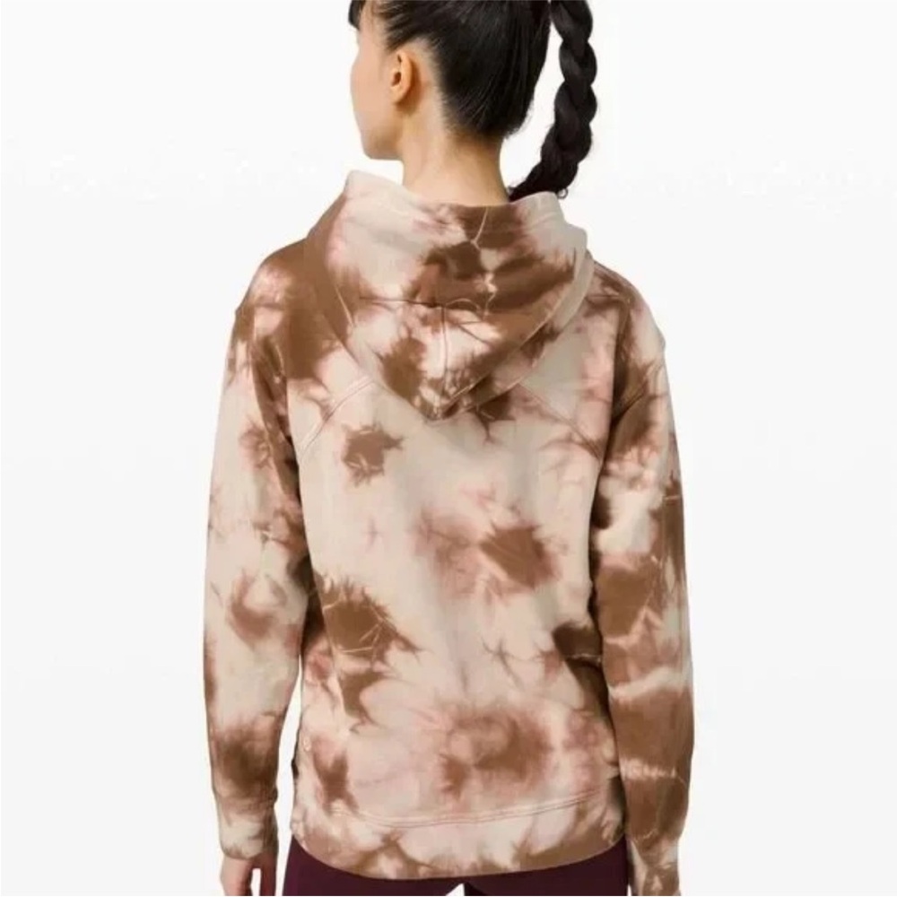 Lululemon All Yours Hoodie Women’s Size 4 Earth Dye Clay Pullover Casual - Picture 2 of 7